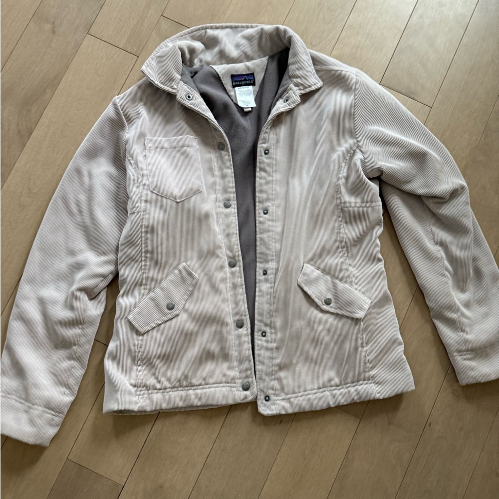 Patagonia Beige Corduroy Jacket